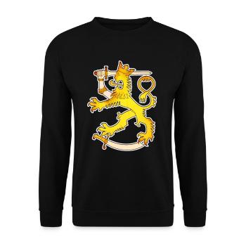 Finlande - Design - Sweat-shirt Unisexe - noir - Devant - Alina (178cm) & Michal (187cm)