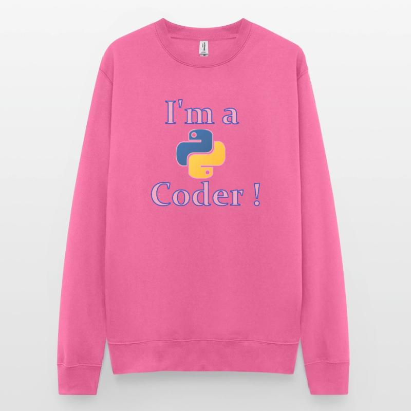 iam python coder Sweat-shirt Unisexe