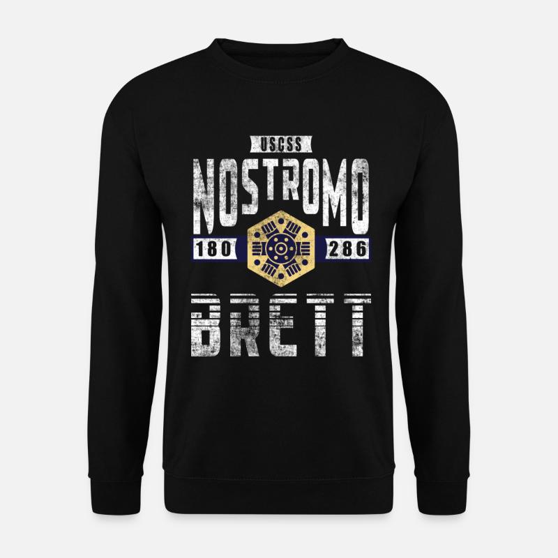 Alien Nostromo crew rank Brett - Unisex Sweatshirt - black