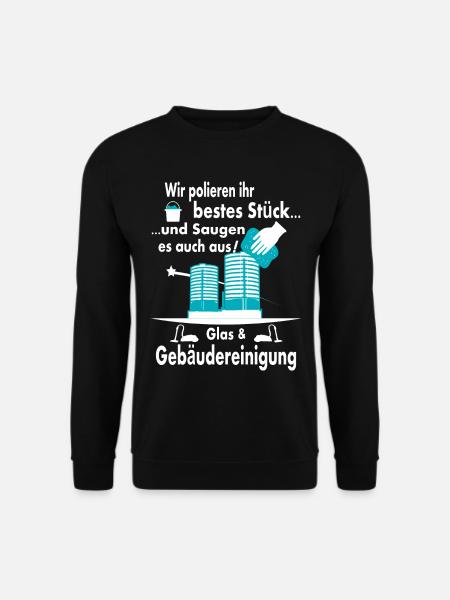 Glas & Gebäudereinigung - Unisex Pullover - Schwarz