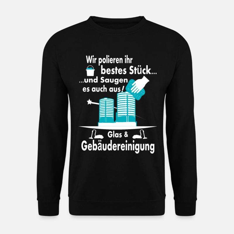 Glas & Gebäudereinigung - Unisex Pullover - Schwarz