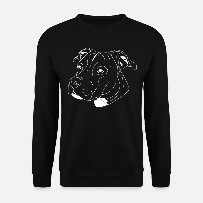 American Staffordshire Terrier - Unisex Pullover - Schwarz