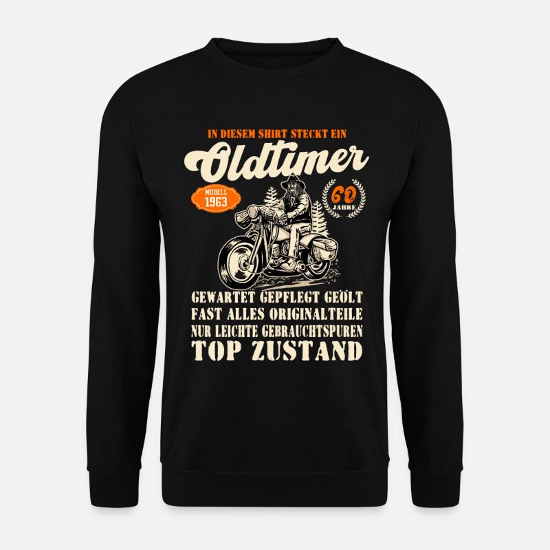 Oldtimer Modell1963 Jubiläum - Unisex Pullover - Schwarz