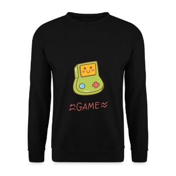 Kawaii Gaming - Sweet fun! - Unisex Sweatshirt - black - Front - Alina (178cm) & Michal (187cm)