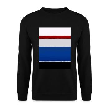 Le style Rothko en couleurs numériques - Sweat-shirt Unisexe - noir - Devant - Alina (178cm) & Michal (187cm)