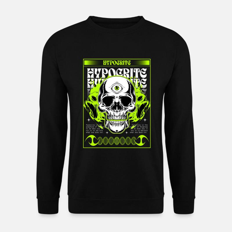 Skull - Unisex Sweatshirt - black