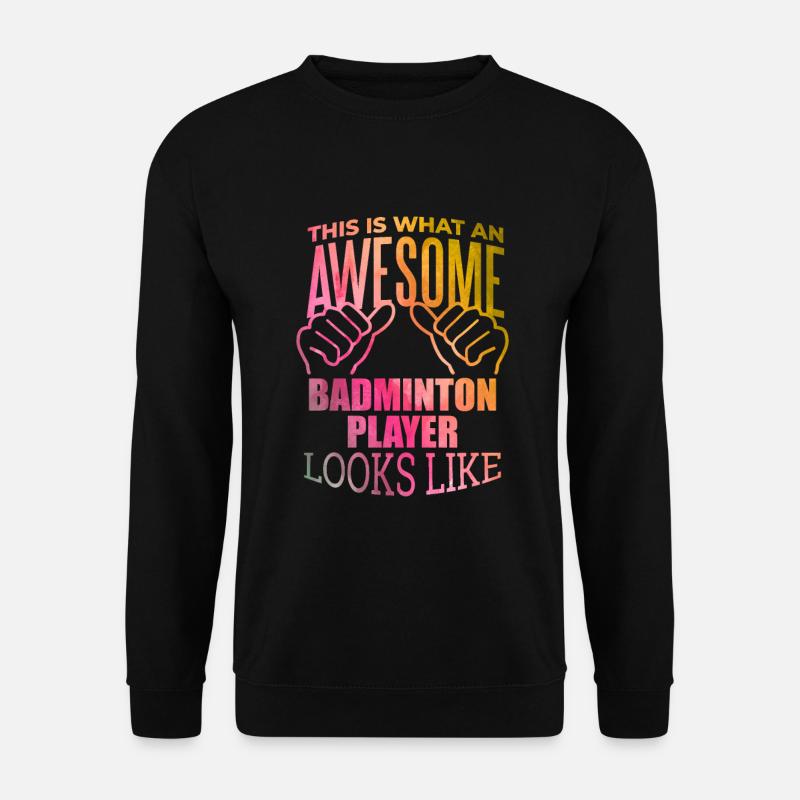 Badminton - Unisex Sweatshirt - black