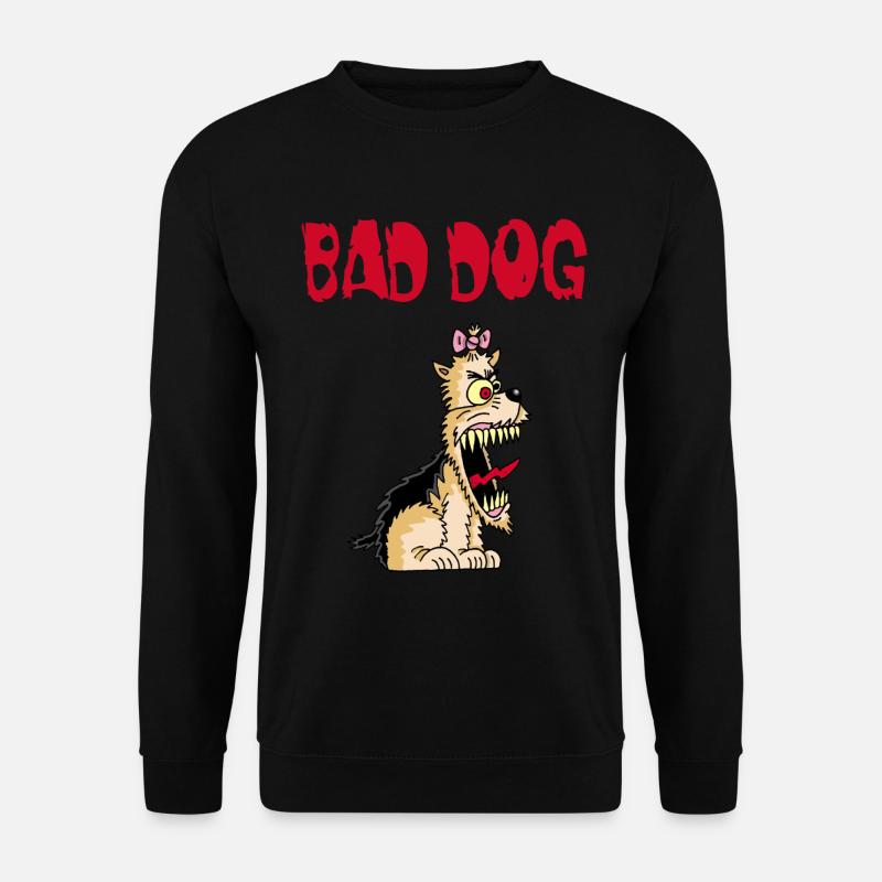 Wütender kleiner Hund - Unisex Pullover - Schwarz