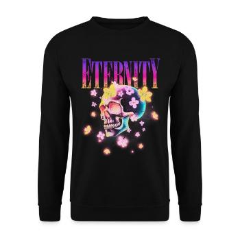 Eternity - Unisex Sweatshirt - black - Front - Alina (178cm) & Michal (187cm)