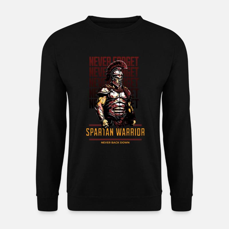 Spartanischer Krieger - Unisex Pullover - Schwarz