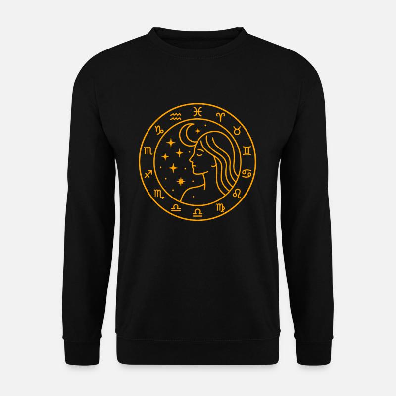 Himmlische Frau Sternzeichen Design - Unisex Pullover - Schwarz
