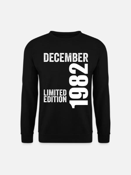Retro Birthday Gift - December 1982 - Unisex Sweatshirt - black