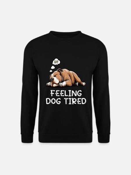 Feeling Dog Tired American_Bully Bully Owner - Unisex Sweatshirt - black