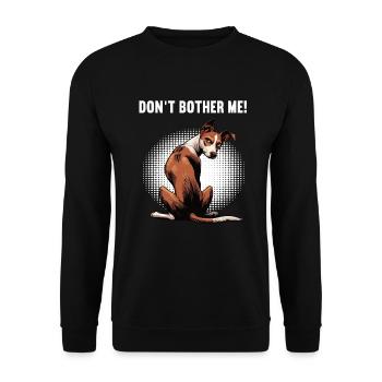 Ne me dérangez pas Podenco Podencos Podencos Amants de Podenco - Sweat-shirt Unisexe - noir - Devant - Alina (178cm) & Michal (187cm)