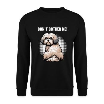 Don't Bother Me Havanese Havanese Owners - Unisex Sweatshirt - black - Front - Alina (178cm) & Michal (187cm)