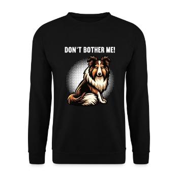 Ne me dérange pas Propriétaire de Collie Holder de Collie - Sweat-shirt Unisexe - noir - Devant - Alina (178cm) & Michal (187cm)