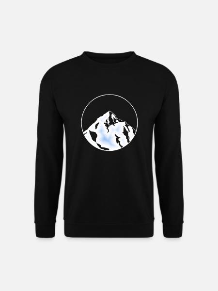 glaciers de glace bleue - Sweat-shirt Unisexe - noir