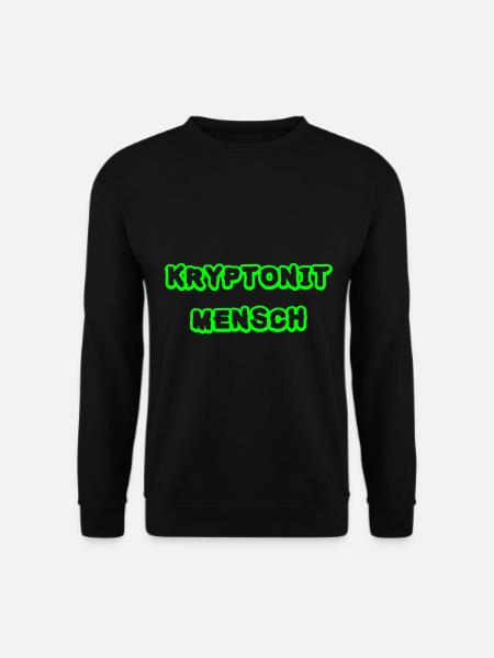 Kryptonit Mensch Geschenk - Unisex Pullover - Schwarz