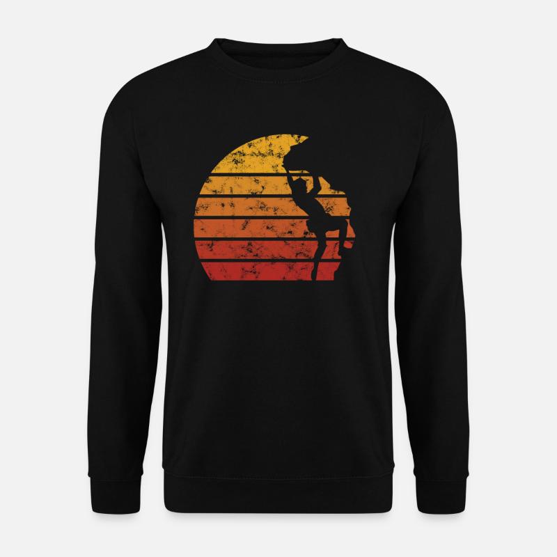 Mountain climbing circle - Unisex Sweatshirt - black