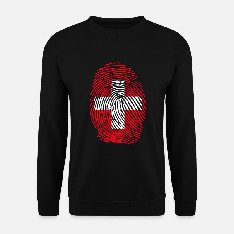 Schweiz T-shirt Geschenkidee - Unisex Pullover - Schwarz