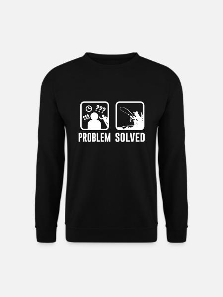 Problem solved - Unisex Sweatshirt - black