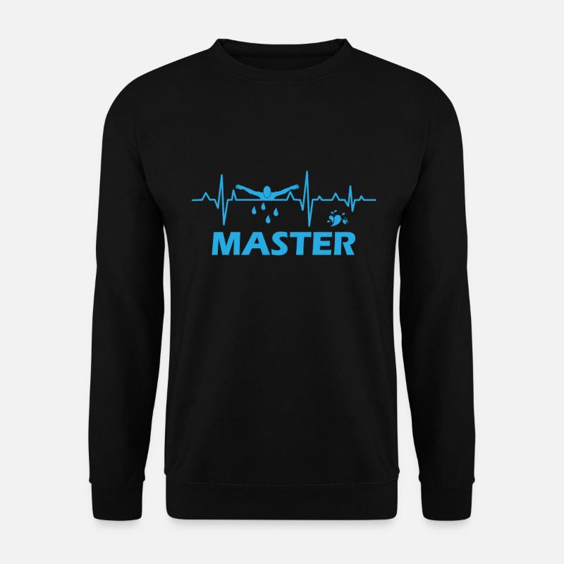 Swim Master Mode On - Unisex Sweatshirt - black