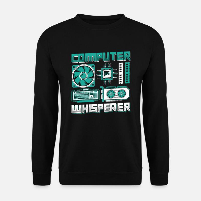 Computerflüsterer IT-Unterstützung - Unisex Pullover - Schwarz