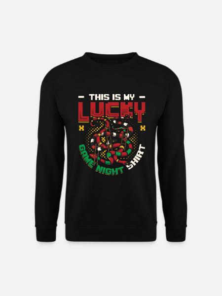 This Is My Lucky Brettspiel - Unisex Pullover - Schwarz