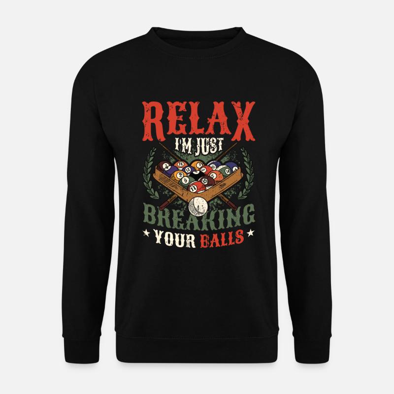 Billards Pool Players - Unisex Pullover - Schwarz