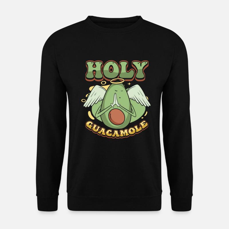 Guacamole sacré drôle d’avocat - Sweat-shirt Unisexe - noir