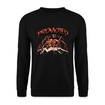 Promu au rang de tante Ant Pregnancy - Sweat-shirt Unisexe - noir - Devant - Alina (178cm) & Michal (187cm)