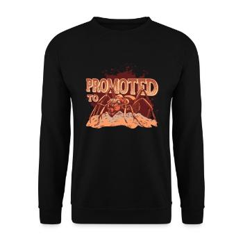 Promu au rang de tante Ant Pregnancy - Sweat-shirt Unisexe - noir - Devant - Alina (178cm) & Michal (187cm)