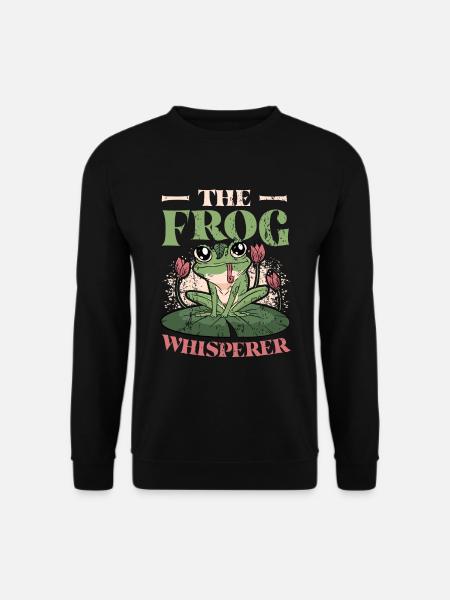 The Frog Whisperer - Unisex Sweatshirt - black