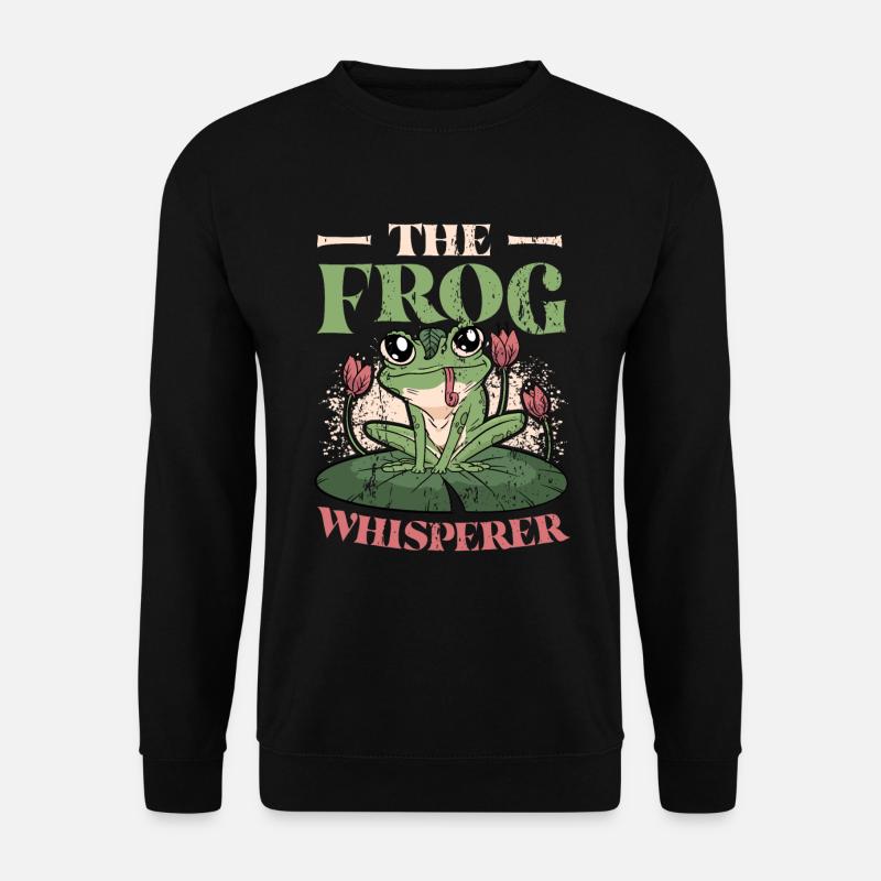 Der Froschflüsterer - Unisex Pullover - Schwarz