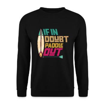 En cas de doute Paddle Out Standup Paddle Board - Sweat-shirt Unisexe - noir - Devant - Alina (178cm) & Michal (187cm)