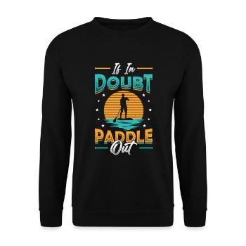 En cas de doute Paddle Out Standup Paddle Board - Sweat-shirt Unisexe - noir - Devant - Alina (178cm) & Michal (187cm)