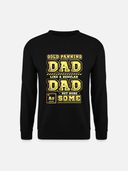 Dad wie ein normaler Vater, aber mehr Bergbau. - Unisex Pullover - Schwarz