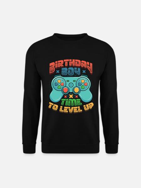 Birthday child, gamer. - Unisex Sweatshirt - black