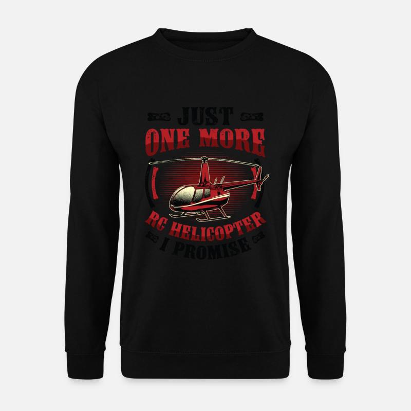 Nur Noch Ein Rc-hubschrauber - Unisex Pullover - Schwarz
