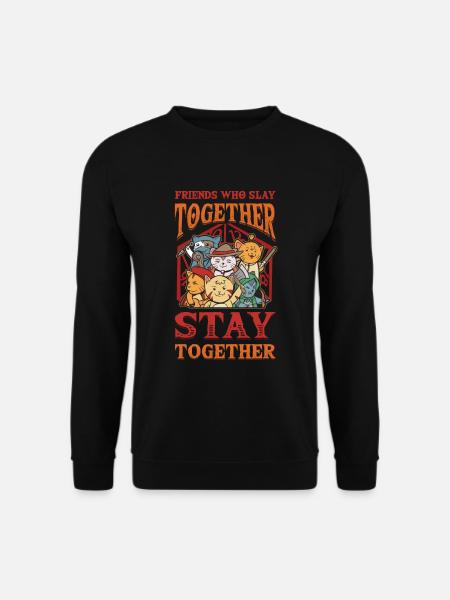 Freunde, Die Zusammen stehen, Bleiben Zusammen Rpg - Unisex Pullover - Schwarz