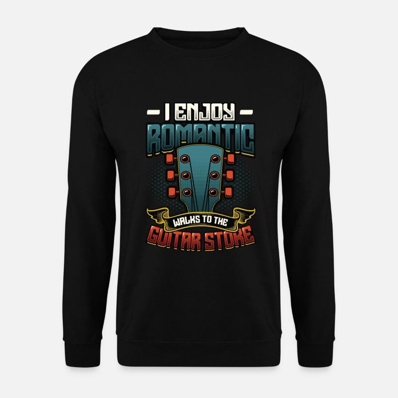 I enjoy Romantic Walks - Unisex Sweatshirt - black
