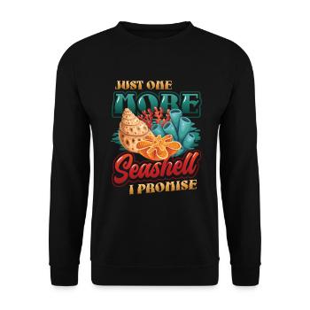 Only one shell left, collector shell. - Unisex Sweatshirt - black - Front - Alina (178cm) & Michal (187cm)