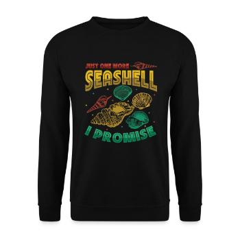 Only one shell left, collector shell. - Unisex Sweatshirt - black - Front - Alina (178cm) & Michal (187cm)