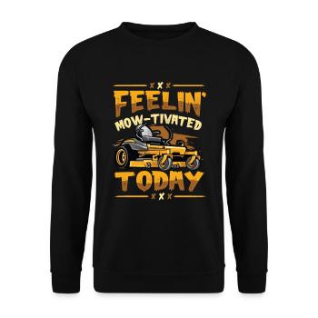 Feelin' Mow - Agent d’application de la loi motivé - Sweat-shirt Unisexe - noir - Devant - Alina (178cm) & Michal (187cm)