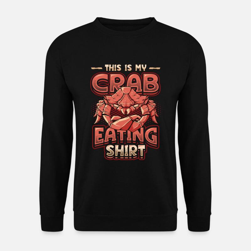 Krabben Essen. - Unisex Pullover - Schwarz