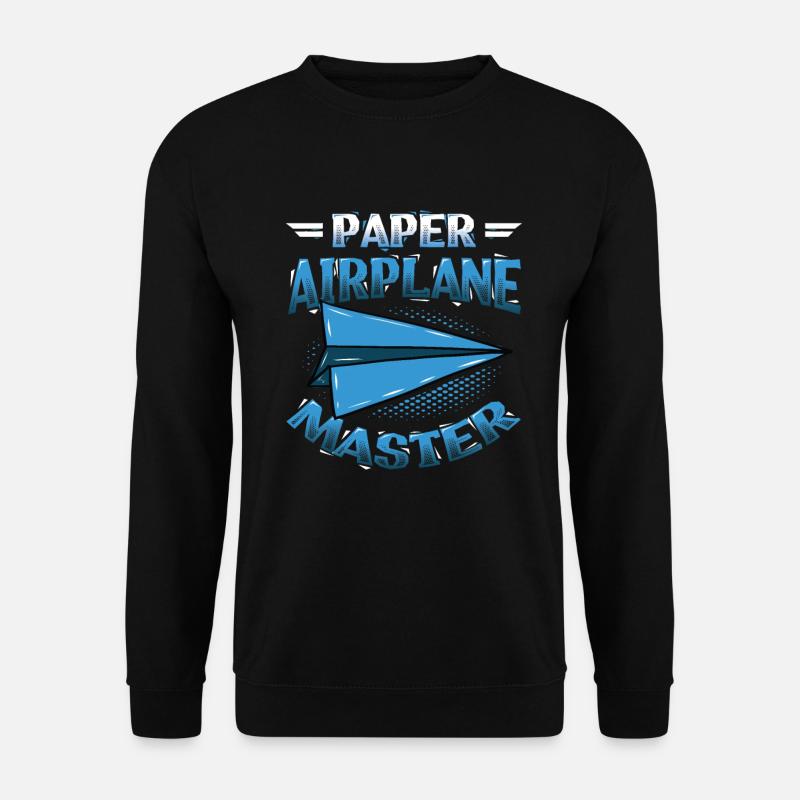 Papierflieger Master. - Unisex Sweatshirt - black