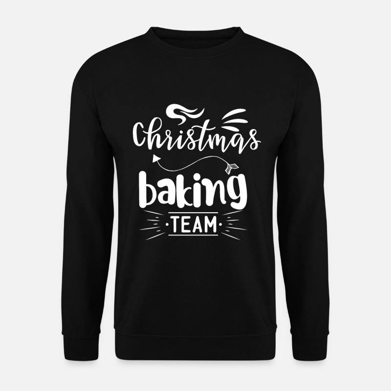Christmas Baking Team - Unisex Sweatshirt - black