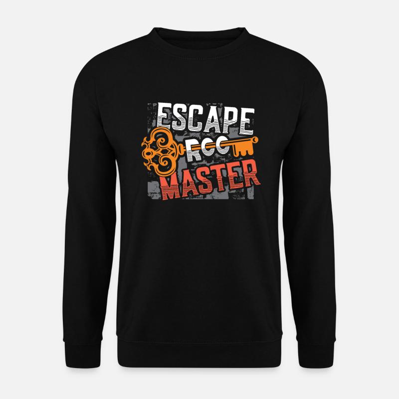 Escape Room, Master Escape Room, Geburtstag. - Unisex Pullover - Schwarz