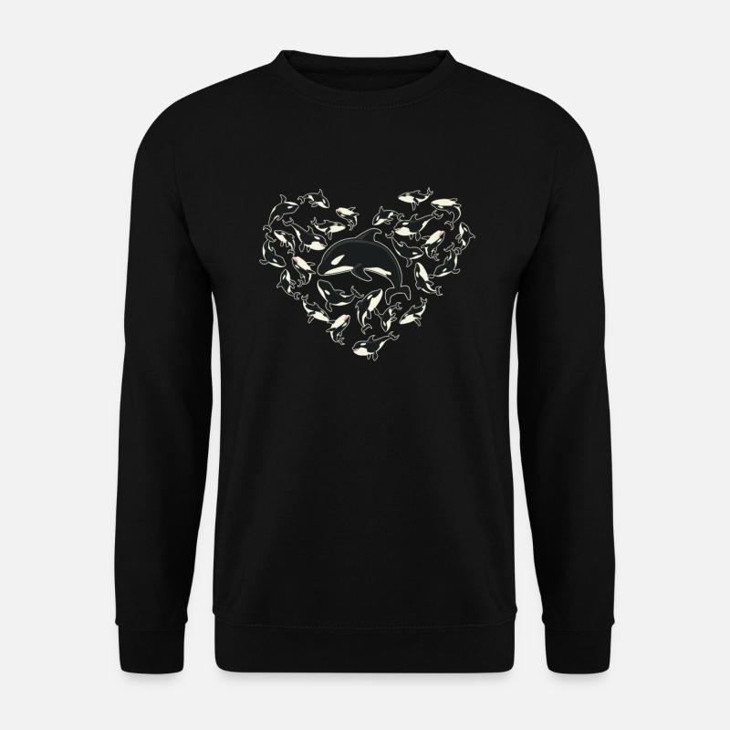 Walliebhaber, Orca.. - Unisex Pullover - Schwarz