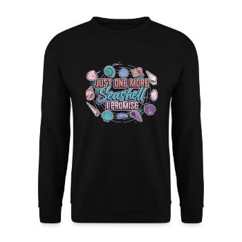 Only one shell left, collector shell - Unisex Sweatshirt - black - Front - Alina (178cm) & Michal (187cm)